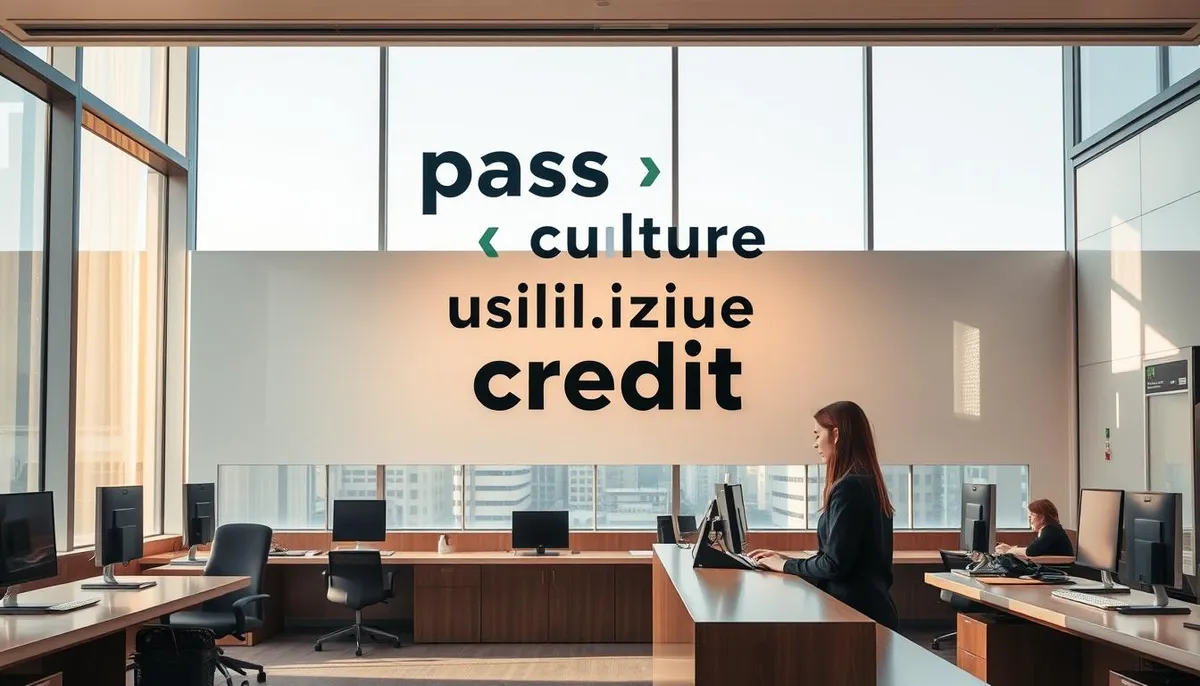 pass culture utilisation crédit