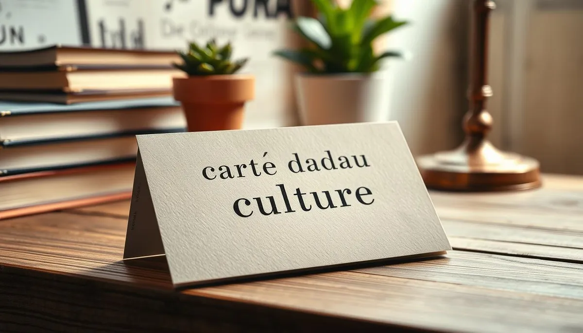 carte cadeau culture