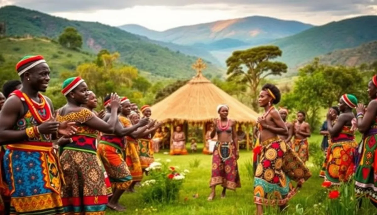 Cérémonie traditionnelle swazie Cérémonie traditionnelle swazie