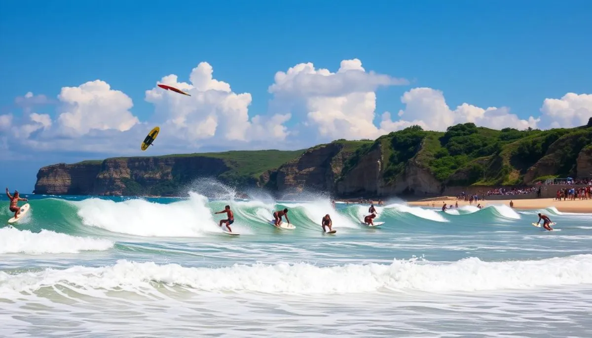 Compétitions de surf françaises