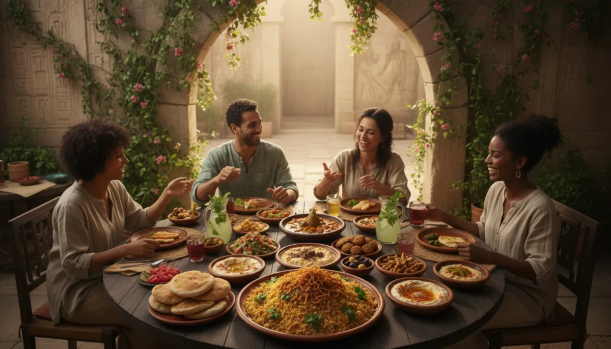 cuisine égyptienne et influences méditerranéennes