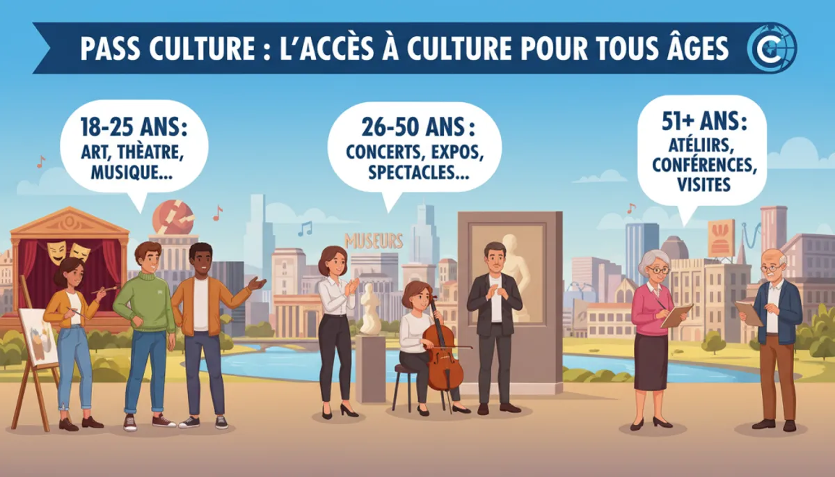 démarches pass culture selon âge