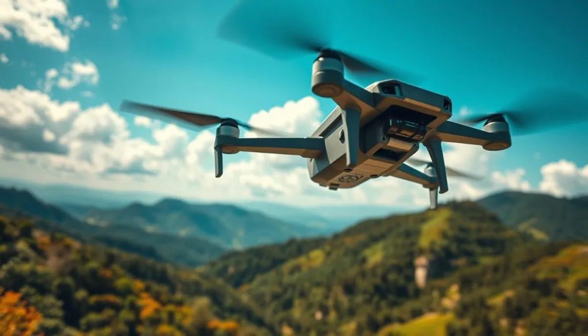 drone FPV en vol