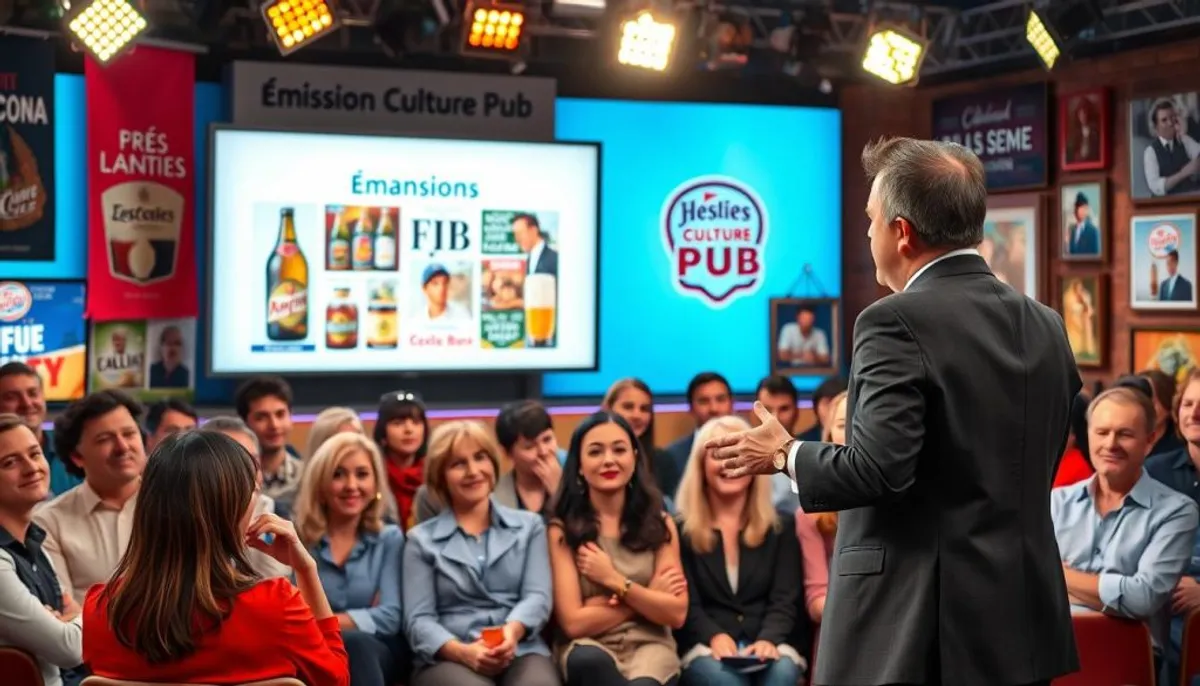 Émission Culture Pub à la télévision