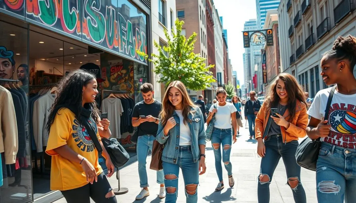 expérience shopping streetwear