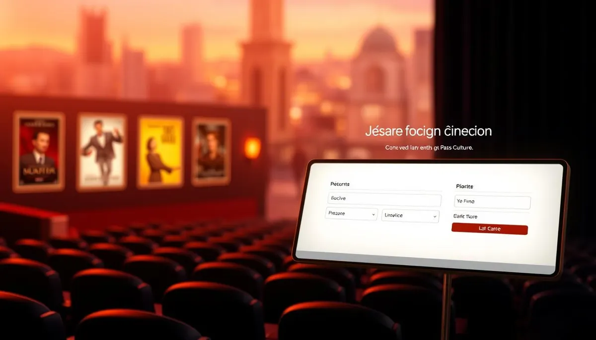 Réservation cinéma Pass Culture