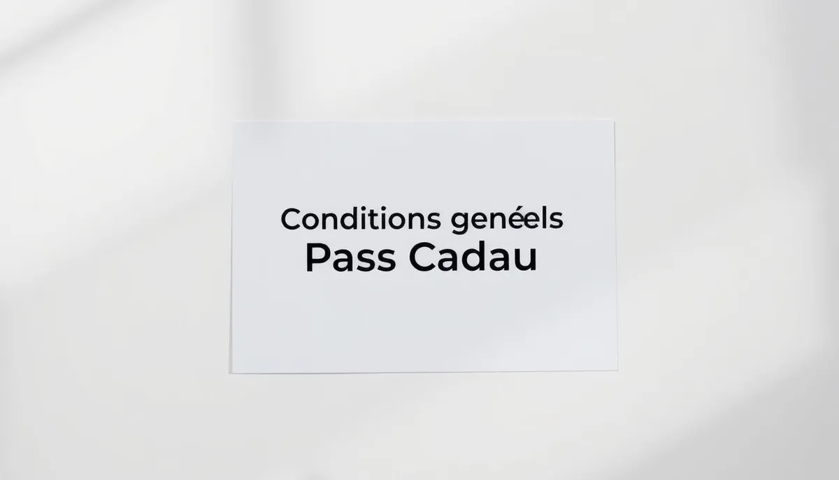 conditions générales pass cadeau
