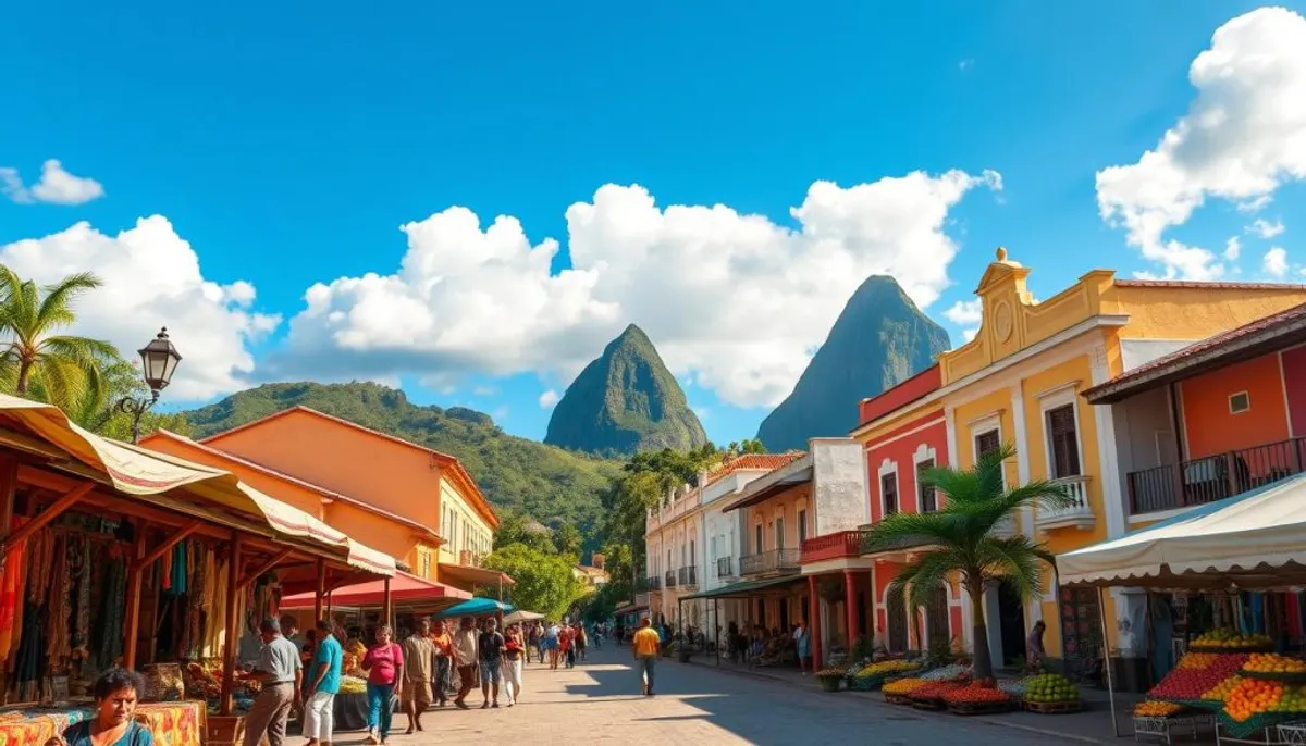 historia colonial Santa Lucía