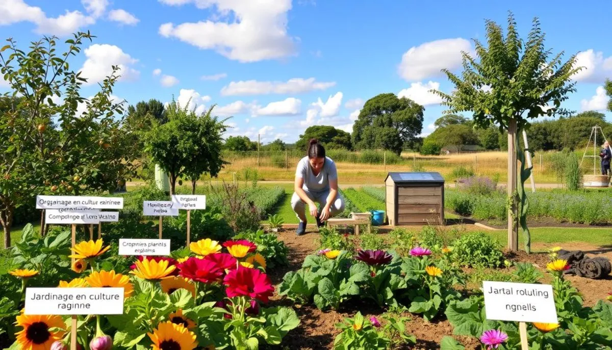 jardinage en culture raisonnée