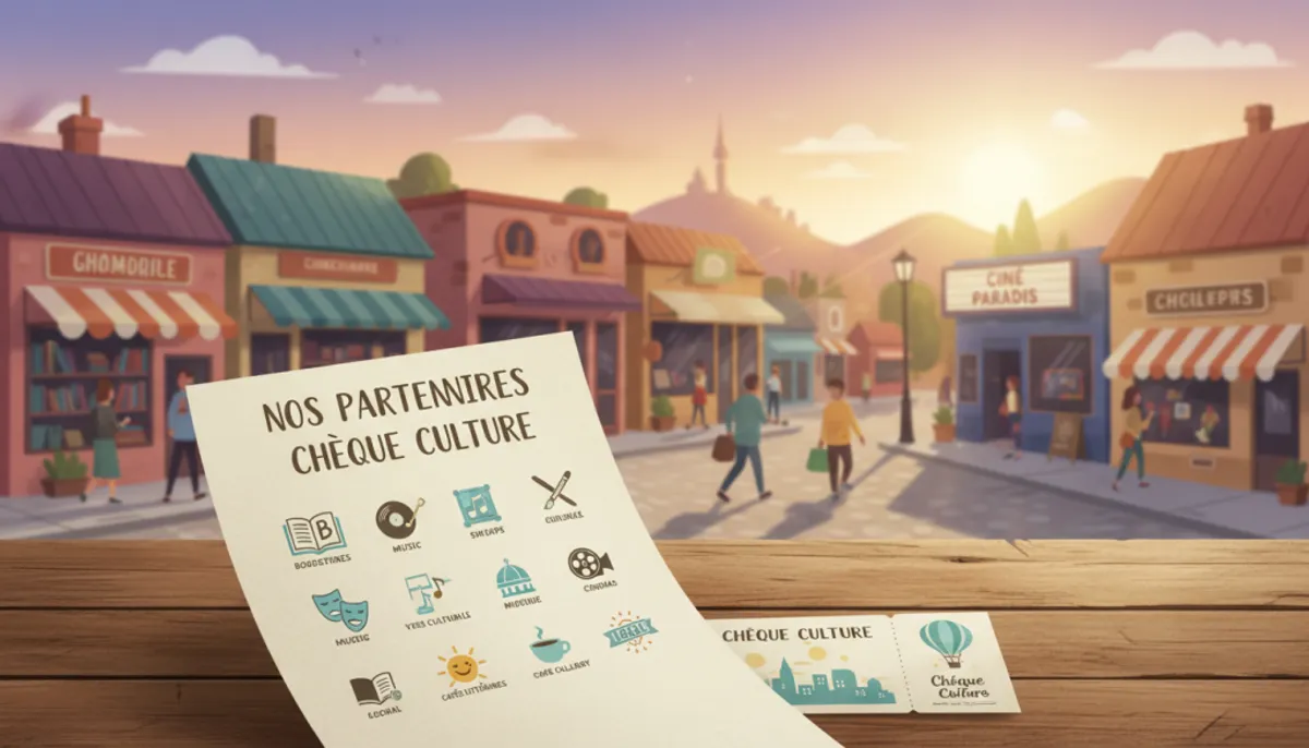 liste des enseignes partenaires du chèque culture