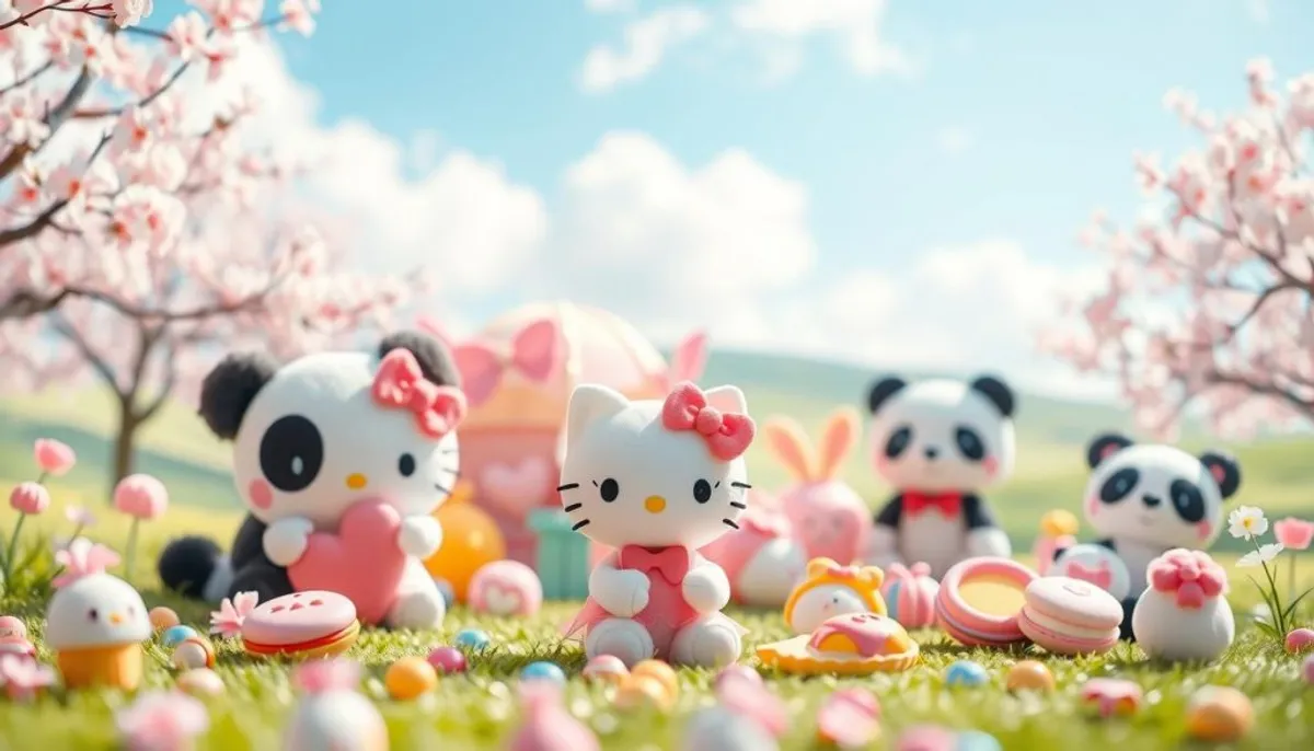 personnages kawaii hello kitty