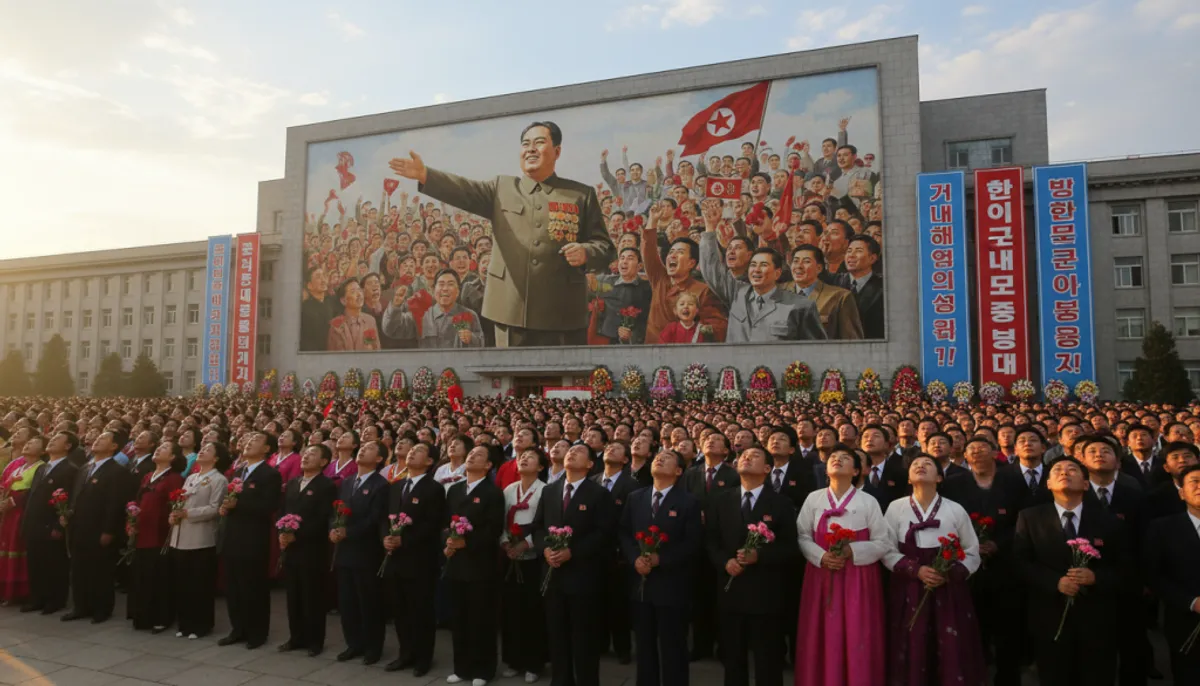 propagande culte kim il-sung