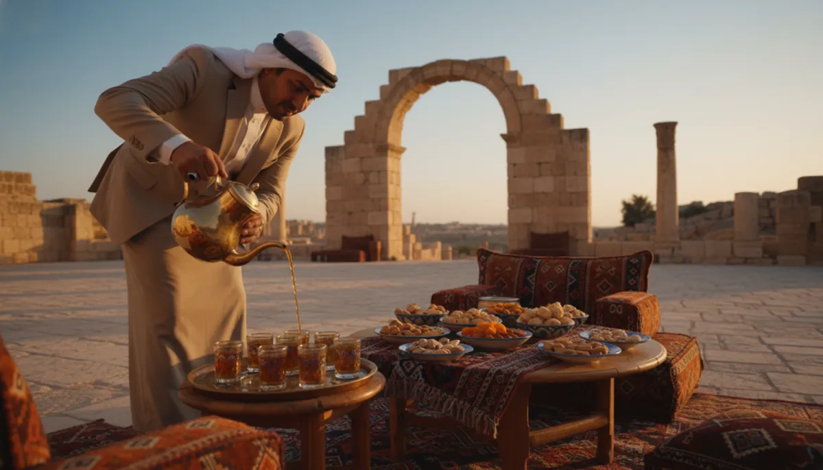 rituels du thé en Jordanie