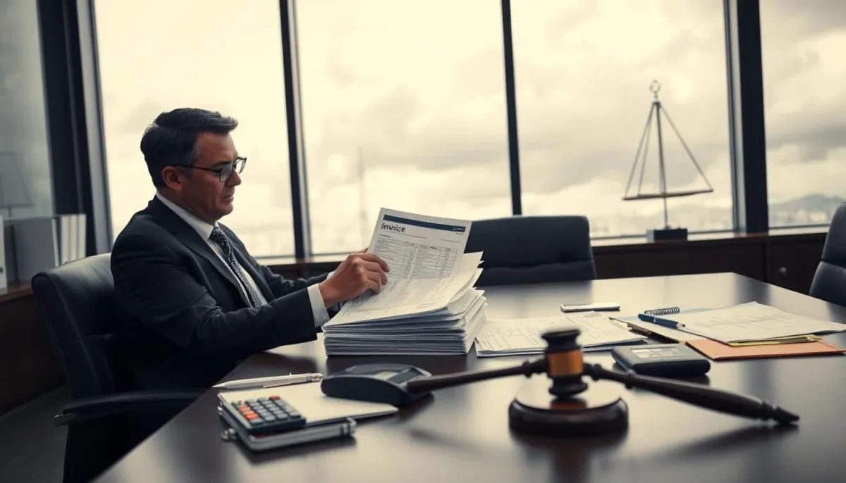 sue for unpaid invoice