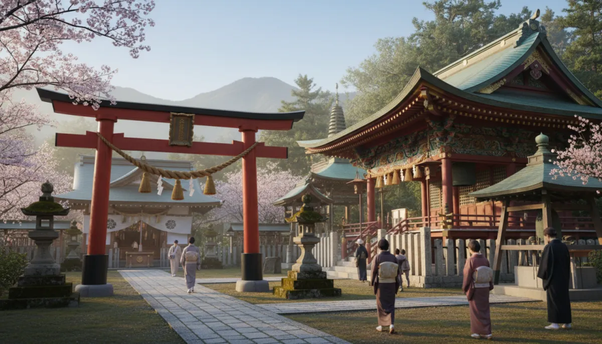 日本神道与佛教的宗教融合 日本文化:传统与现代的解释