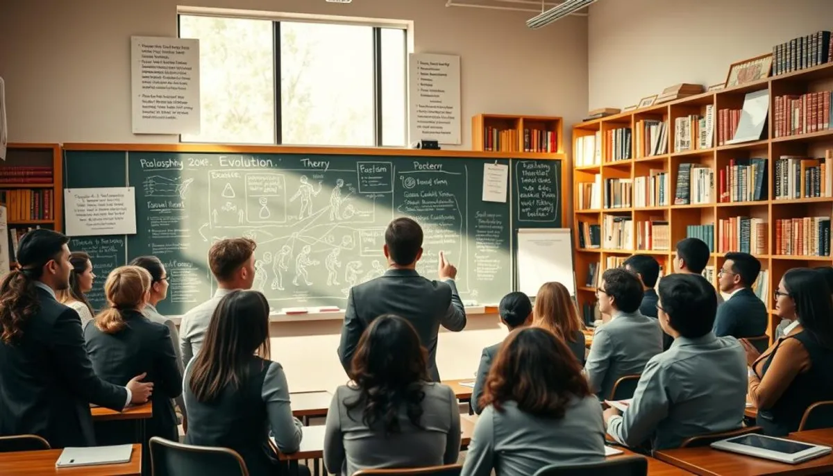 théorie de l'évolution éducation