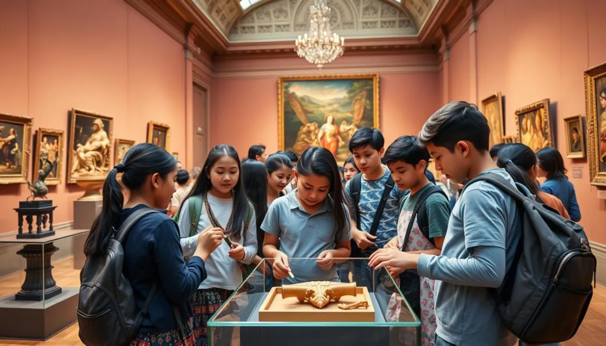 Visites pédagogiques dans un musée